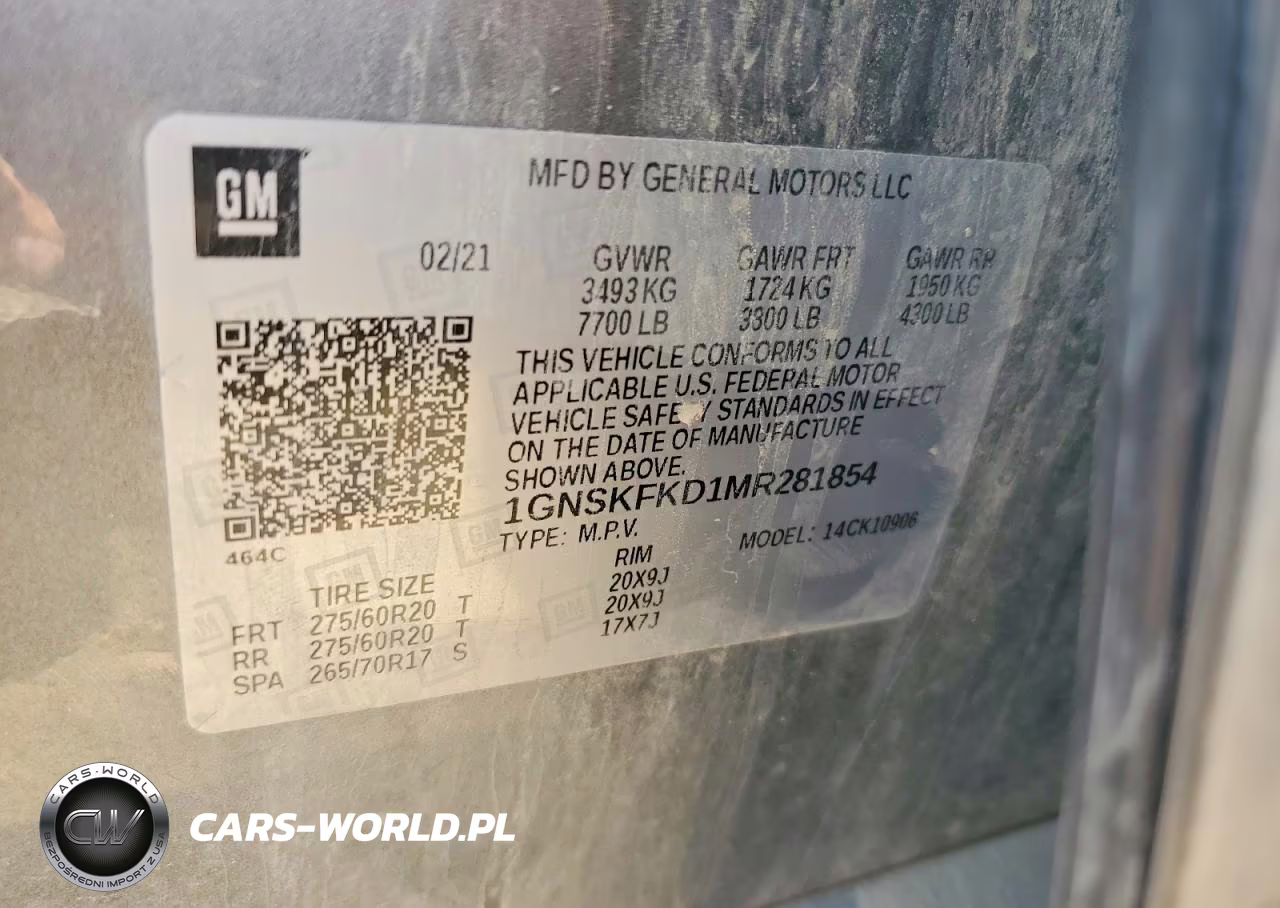 2021 Chevrolet Suburban K1500 Premier VIN:1GNSKFKD1MR281854 - 13