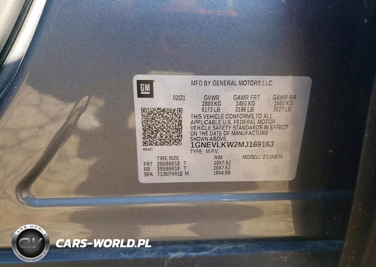 2021 Chevrolet Traverse Ls VIN:1GNEVLKW2MJ169163 - 13