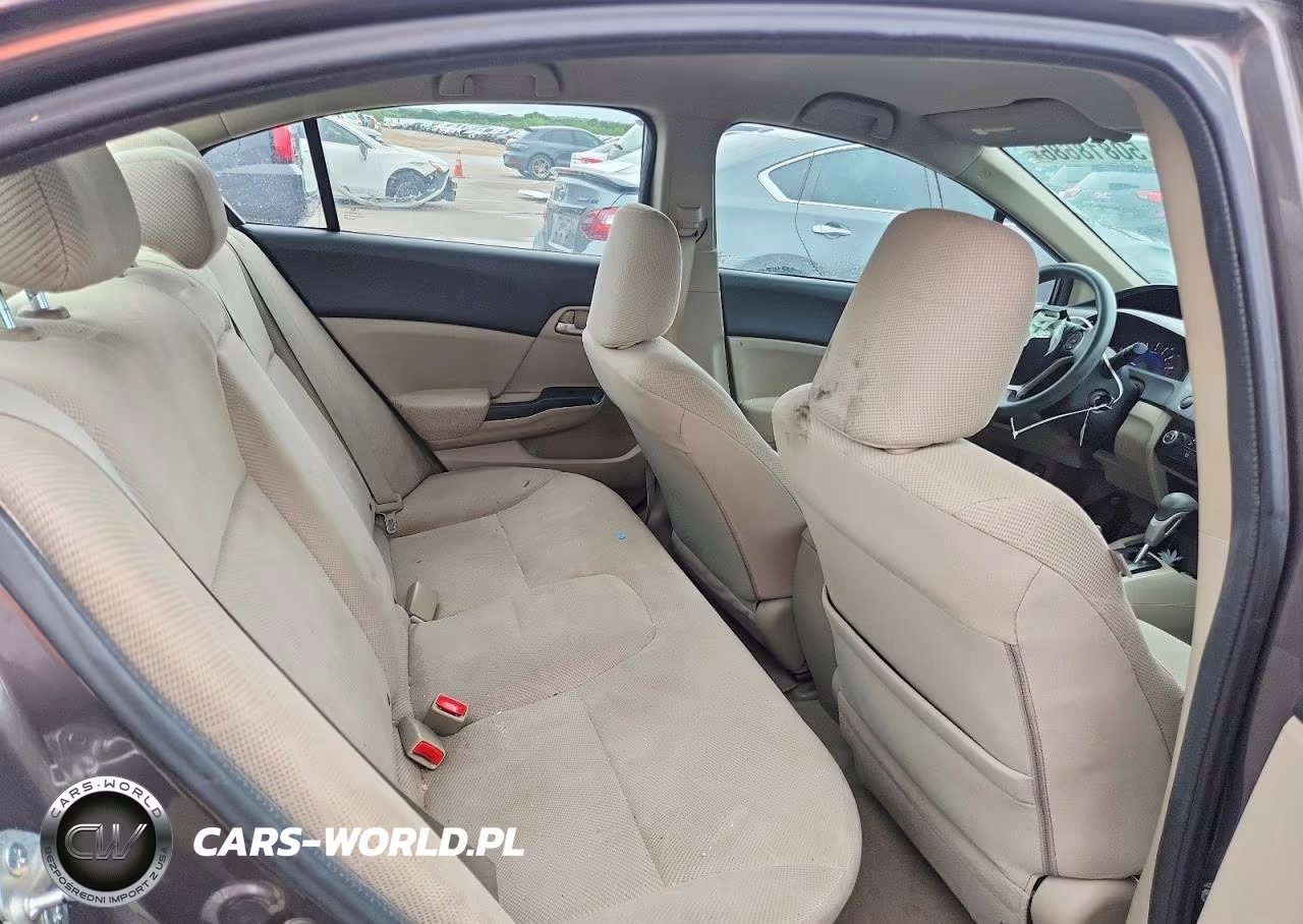 2012 Honda Civic Lx VIN:19XFB2F53CE051202 - 10