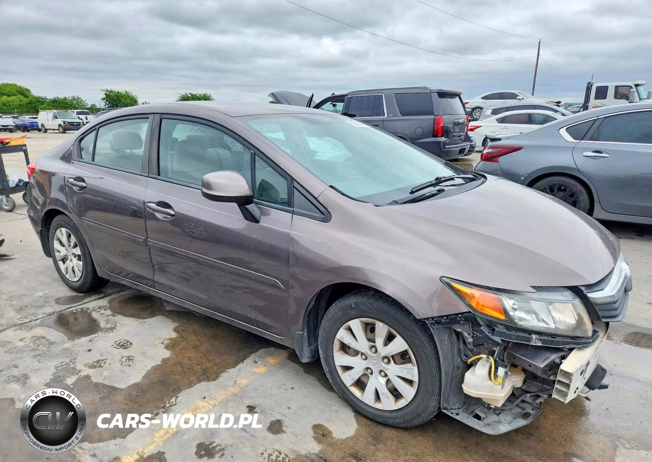 2012 Honda Civic Lx VIN:19XFB2F53CE051202 - 4