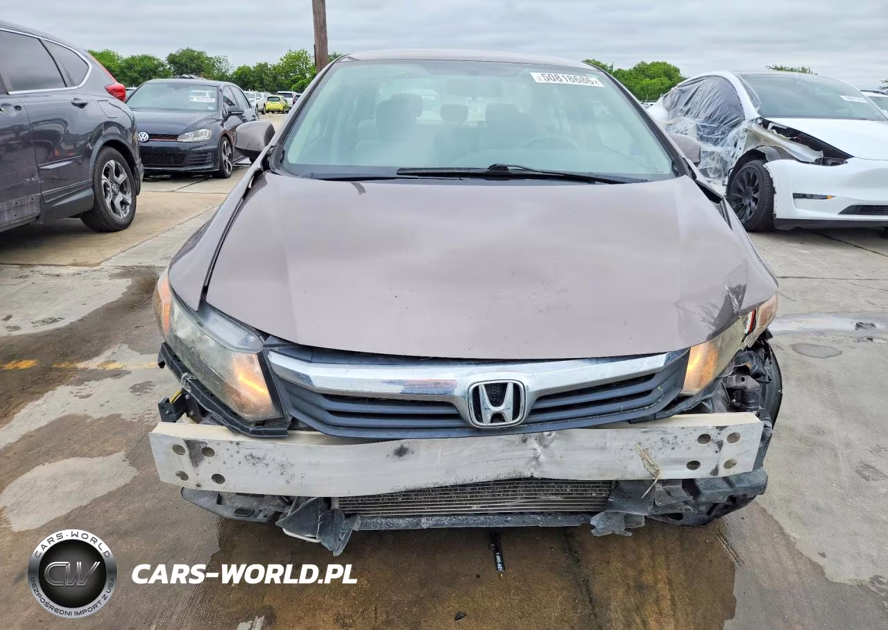 2012 Honda Civic Lx VIN:19XFB2F53CE051202 - 5