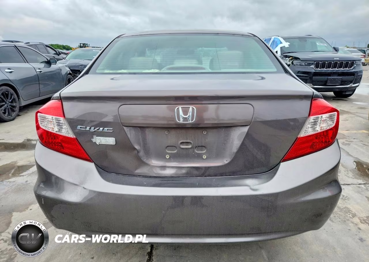 2012 Honda Civic Lx VIN:19XFB2F53CE051202 - 6