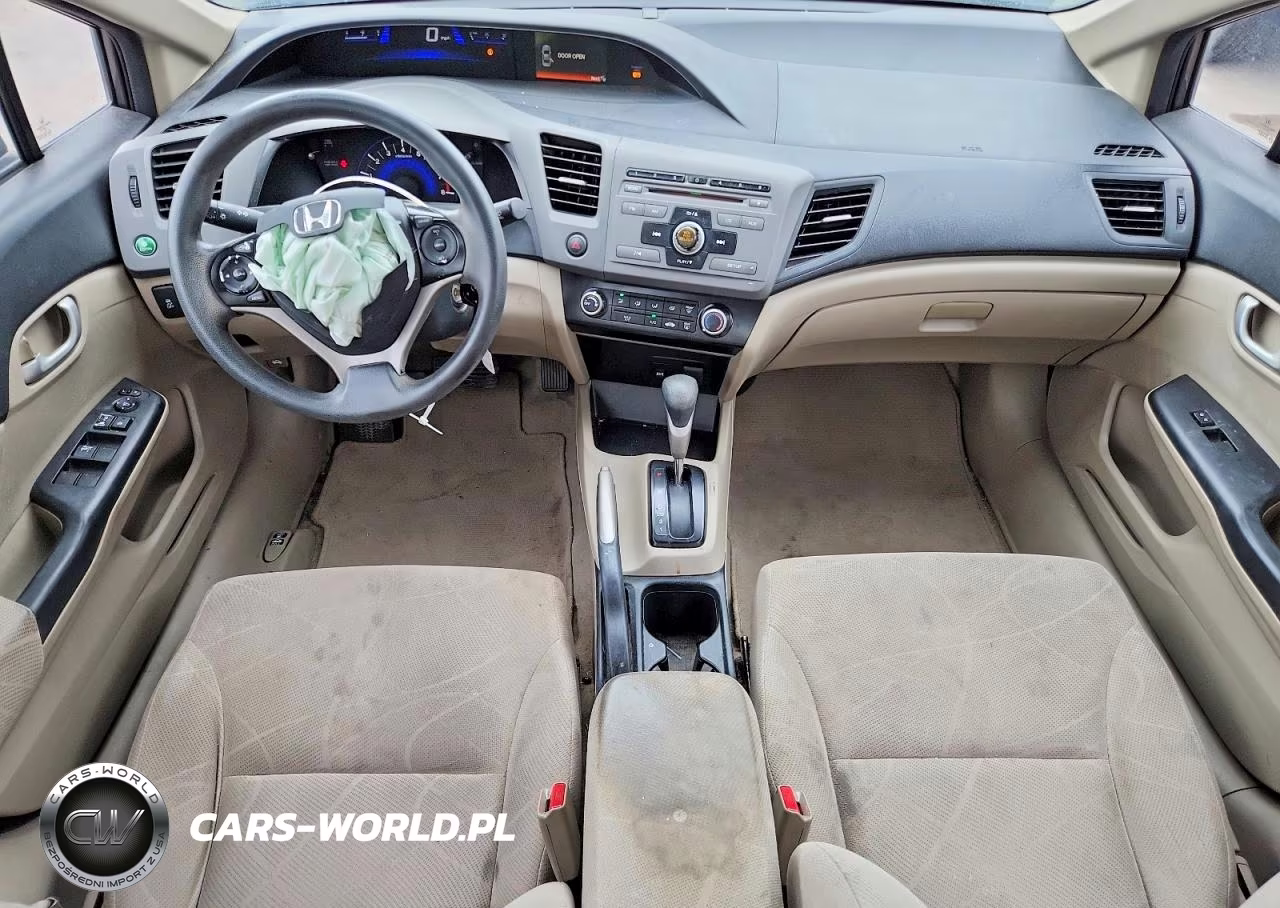 2012 Honda Civic Lx VIN:19XFB2F53CE051202 - 8