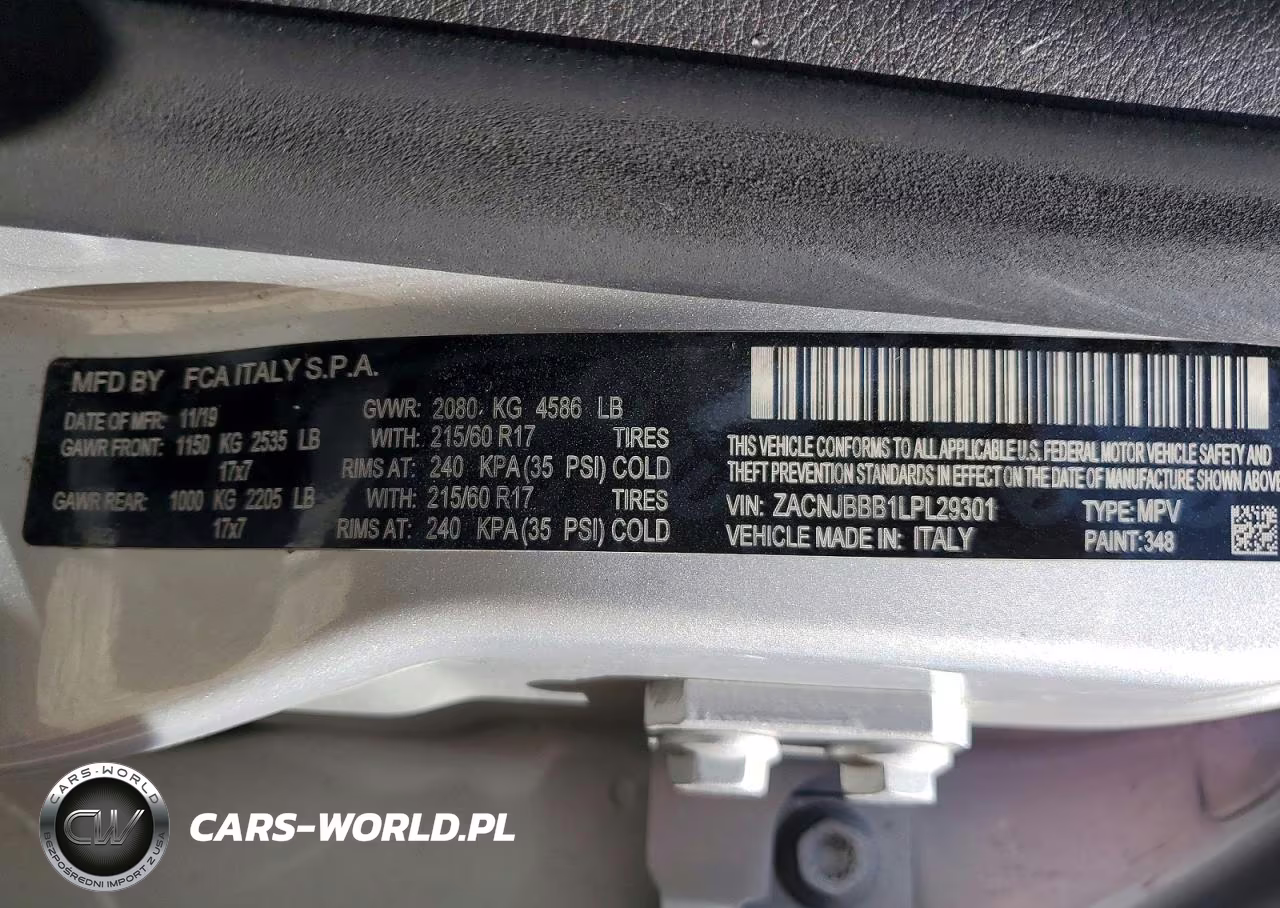 2020 Jeep Renegade Latitude VIN:ZACNJBBB1LPL29301 - 13