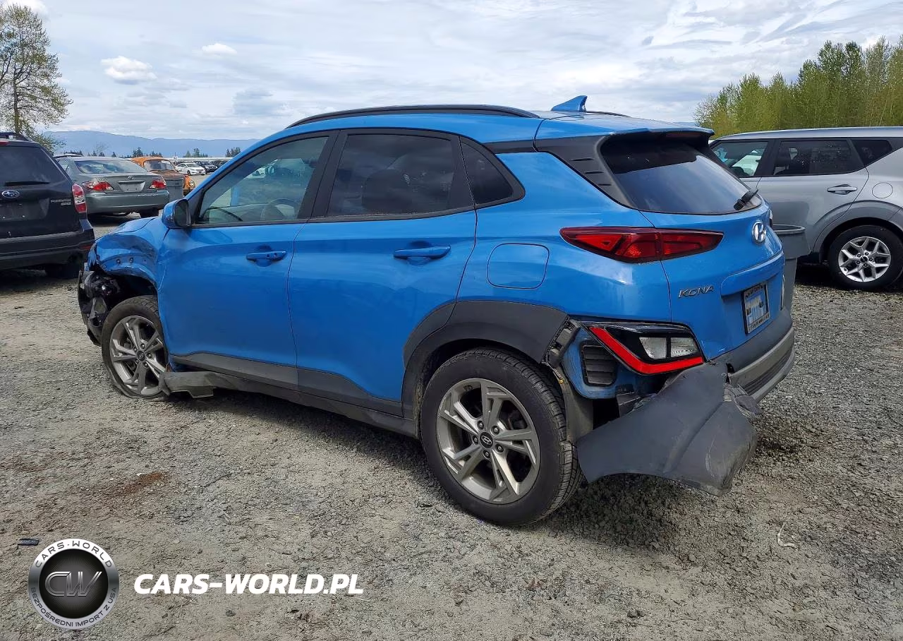 2022 Hyundai Kona Sel VIN:KM8K6CAB3NU900878 - 2