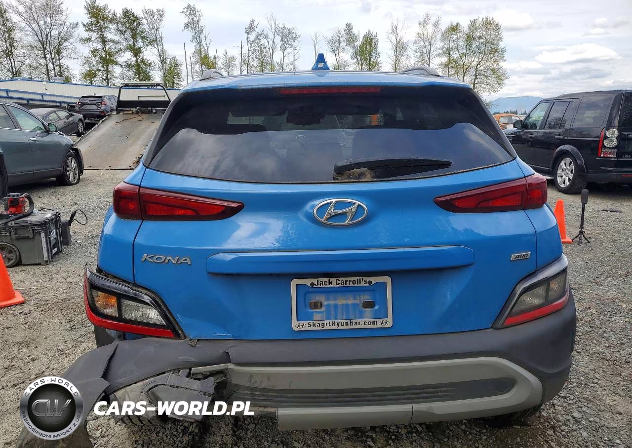2022 Hyundai Kona Sel VIN:KM8K6CAB3NU900878 - 6