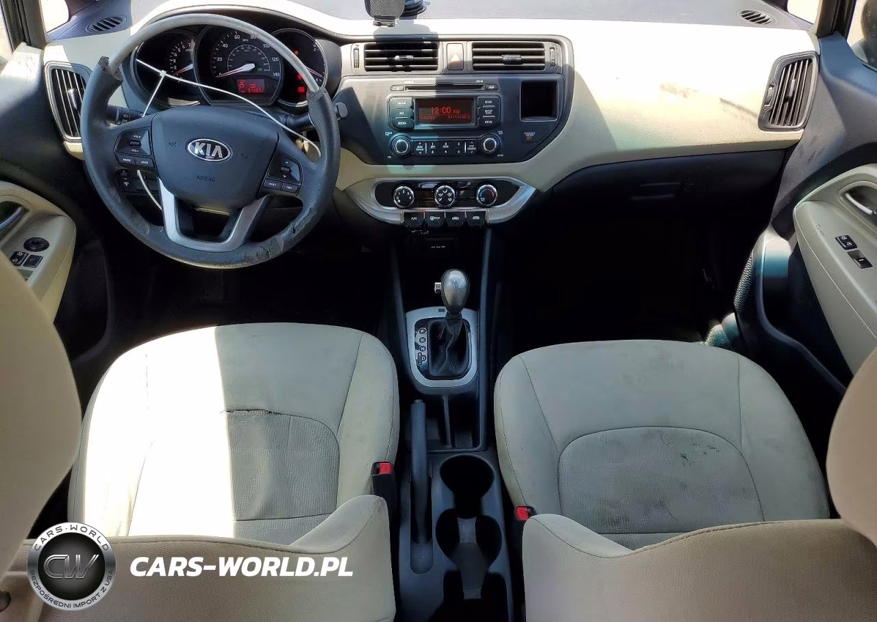 2013 Kia Rio Lx VIN:KNADM4A32D6243895 - 8