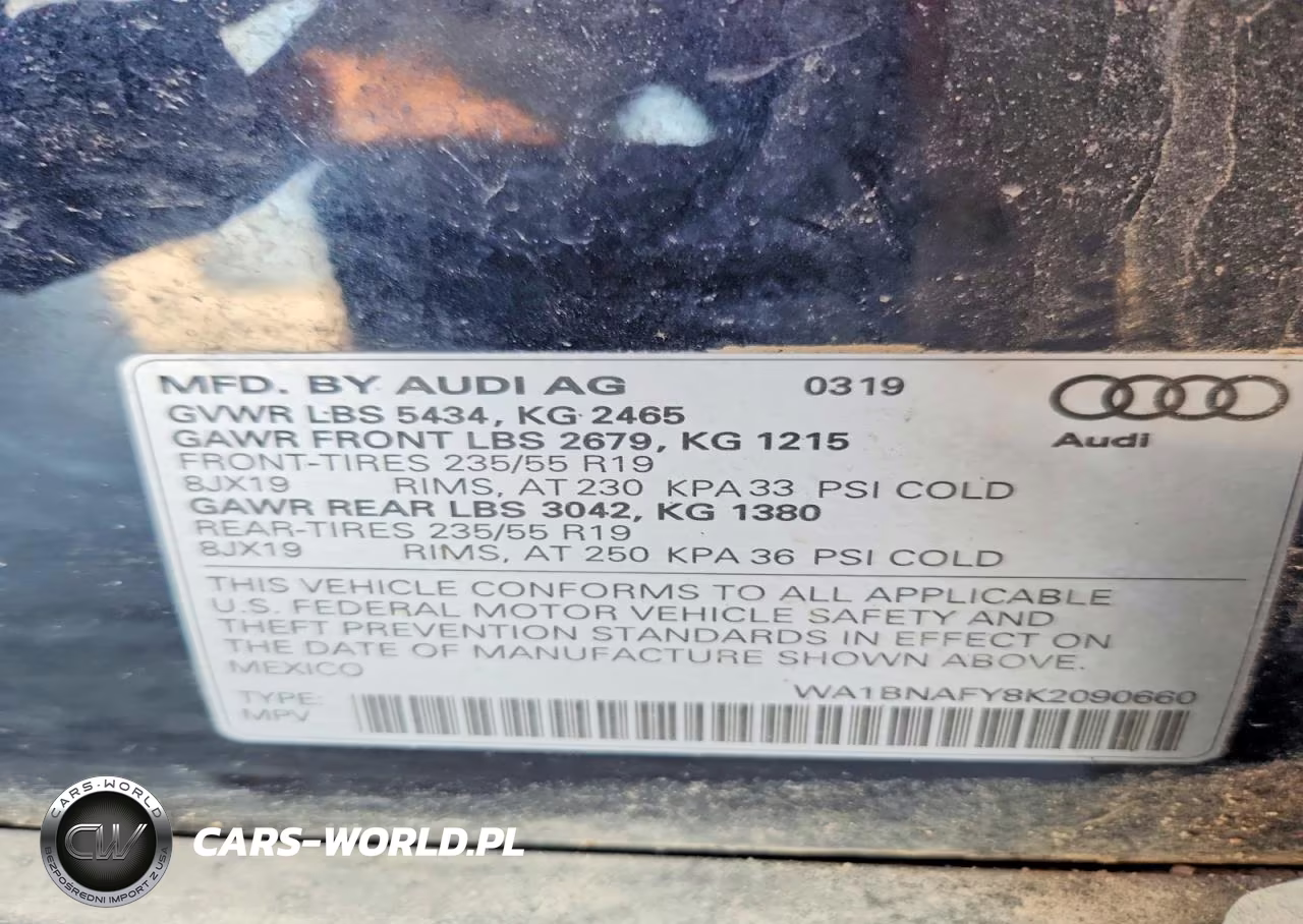 2019 Audi Q5 Premium Plus VIN:WA1BNAFY8K2090660 - 13