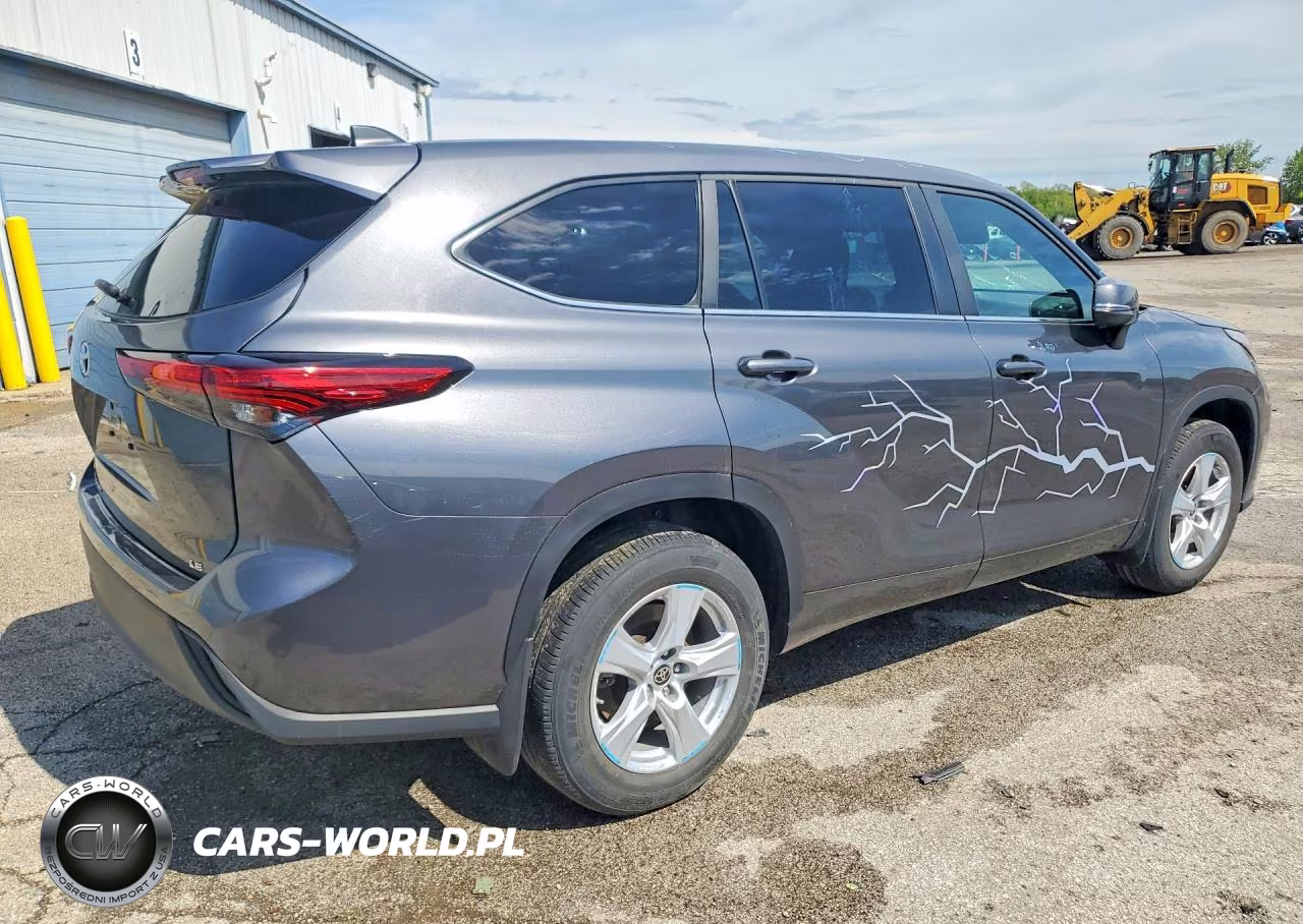 2023 Toyota Highlander Le VIN:5TDKDRAH1PS020061 - 3