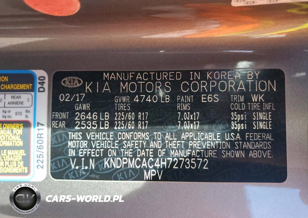 2017 Kia Sportage Lx VIN:KNDPMCAC4H7273572 - 13