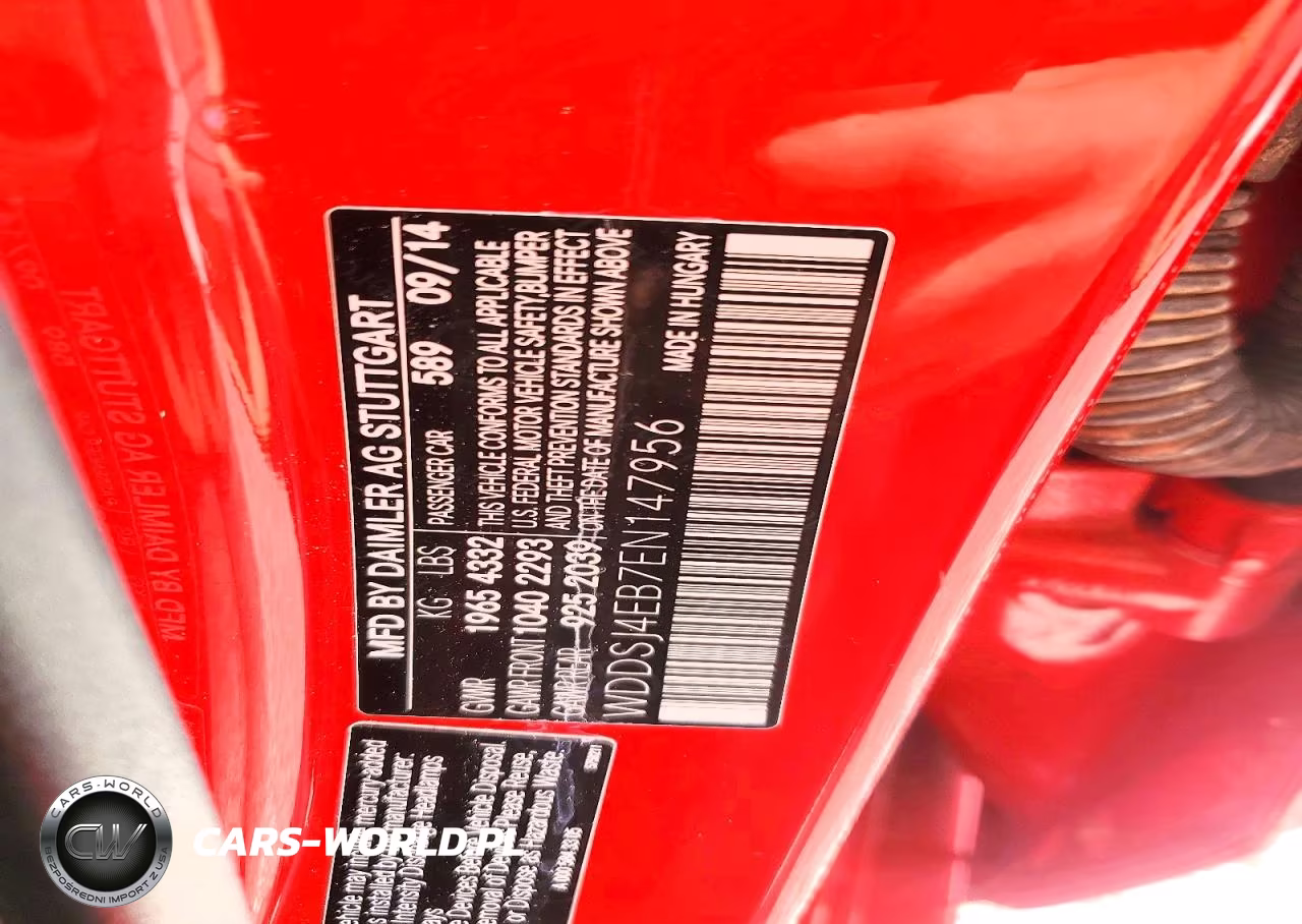 2014 Mercedes-Benz Cla 250 VIN:WDDSJ4EB7EN147956 - 13
