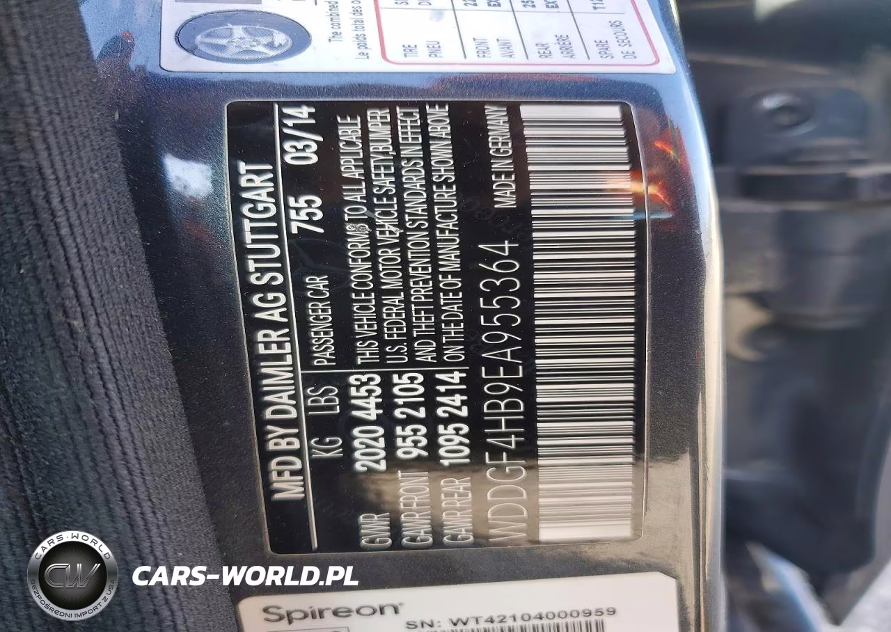 2014 Mercedes-Benz C 250 VIN:WDDGF4HB9EA955364 - 12