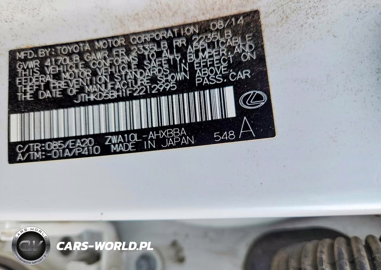 2015 Lexus Ct 200 VIN:JTHKD5BH1F2212995 - 14