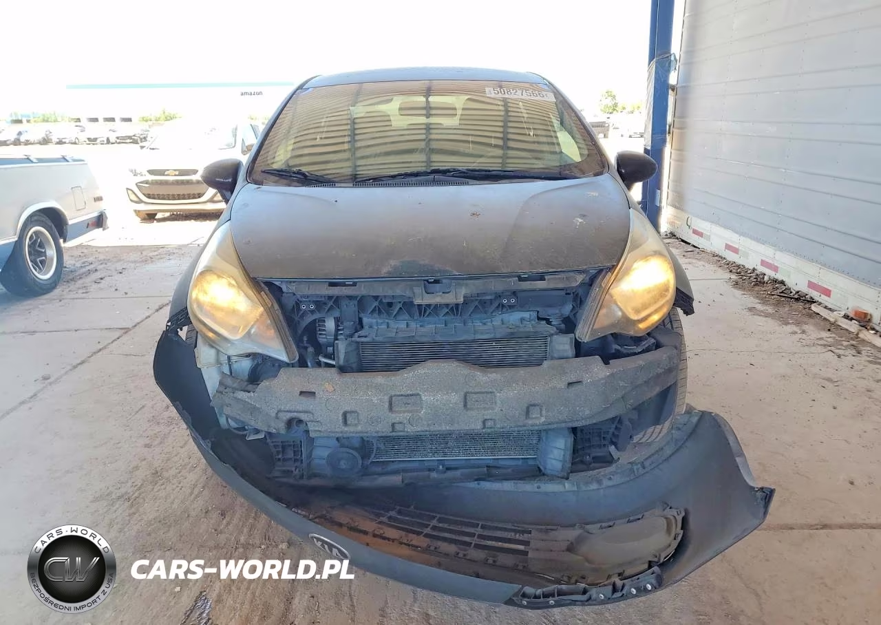 2014 Kia Rio Lx VIN:KNADM4A39E6352047 - 5
