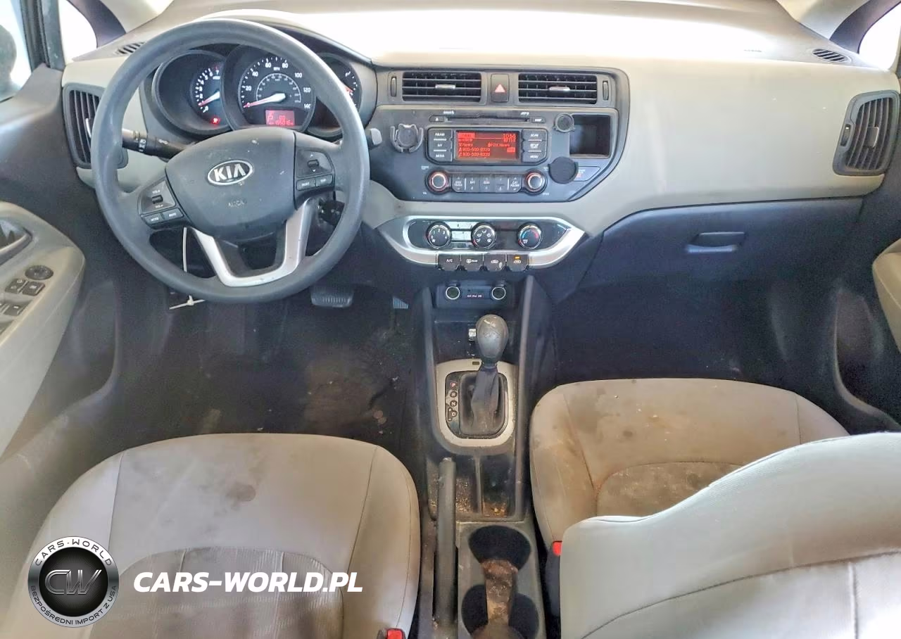 2014 Kia Rio Lx VIN:KNADM4A39E6352047 - 8