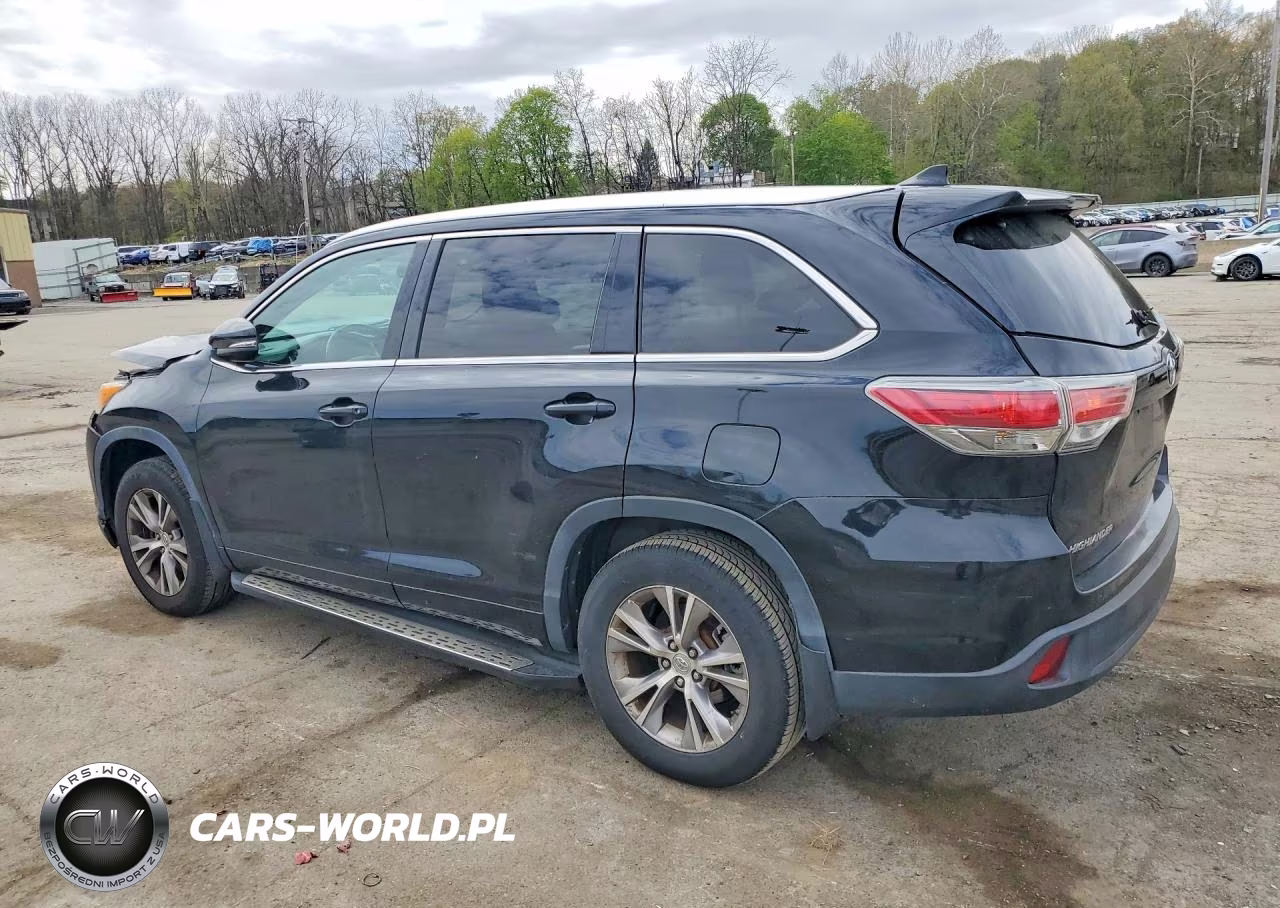 2014 Toyota Highlander Xle VIN:5TDJKRFH9ES061870 - 2