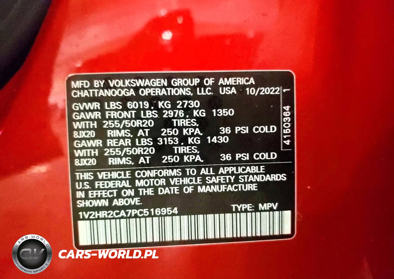 2023 Volkswagen Atlas Se VIN:1V2HR2CA7PC516954 - 13