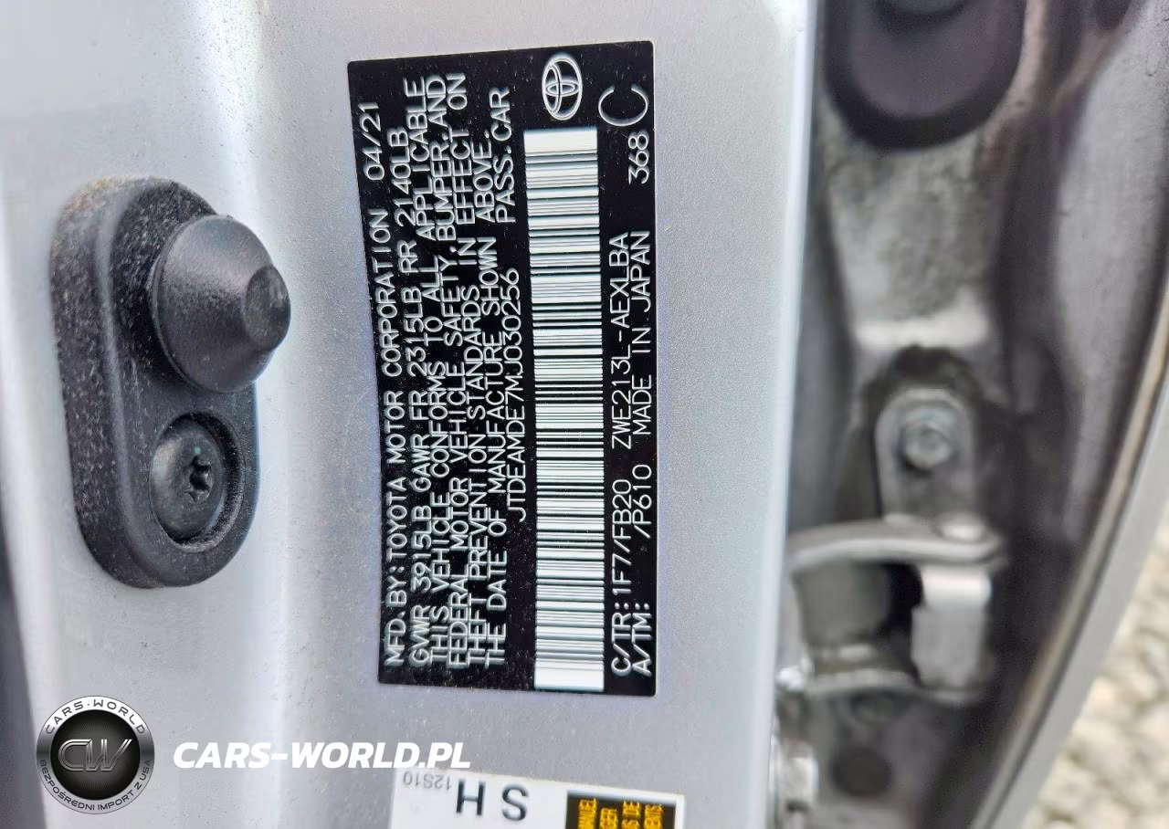 2021 Toyota Corolla Le VIN:JTDEAMDE7MJ030256 - 12