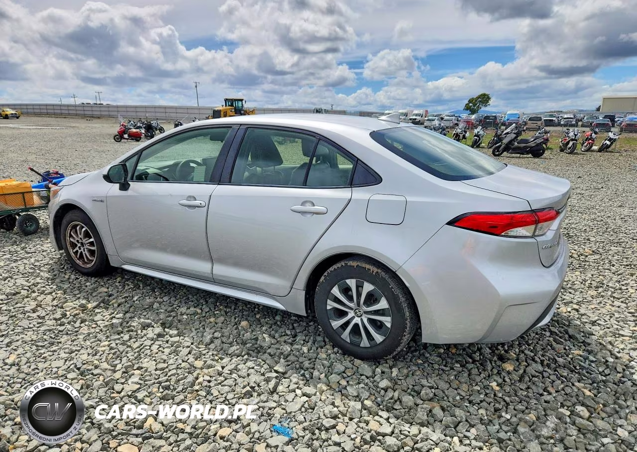 2021 Toyota Corolla Le VIN:JTDEAMDE7MJ030256 - 2