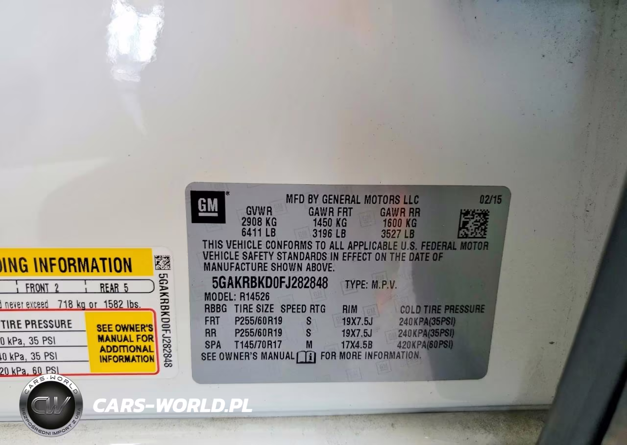2015 Buick Enclave VIN:5GAKRBKD0FJ282848 - 12