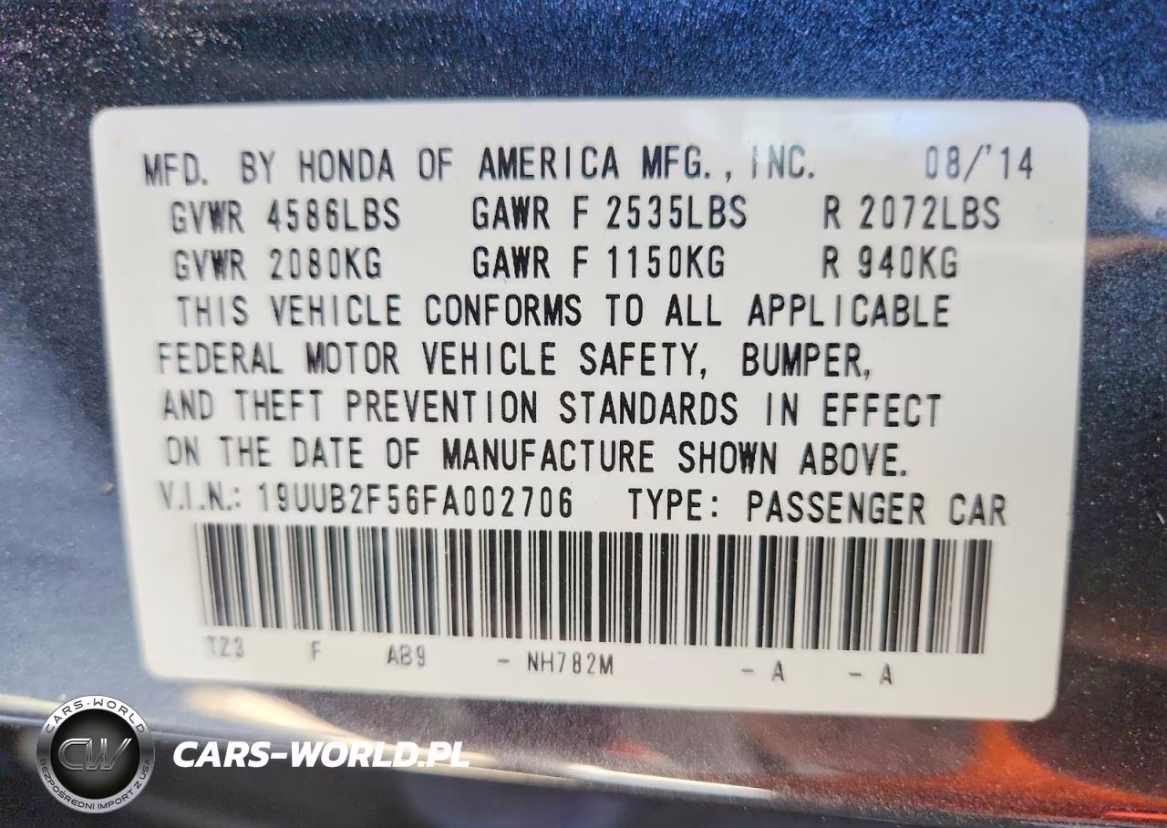 2015 Acura Tlx Tech VIN:19UUB2F56FA002706 - 12