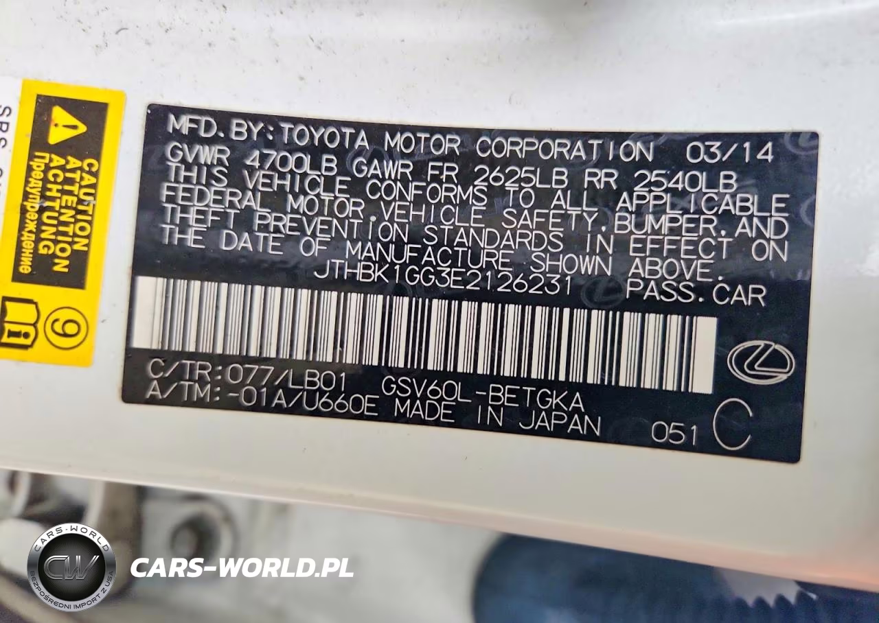 2014 Lexus Es 350 VIN:JTHBK1GG3E2126231 - 12