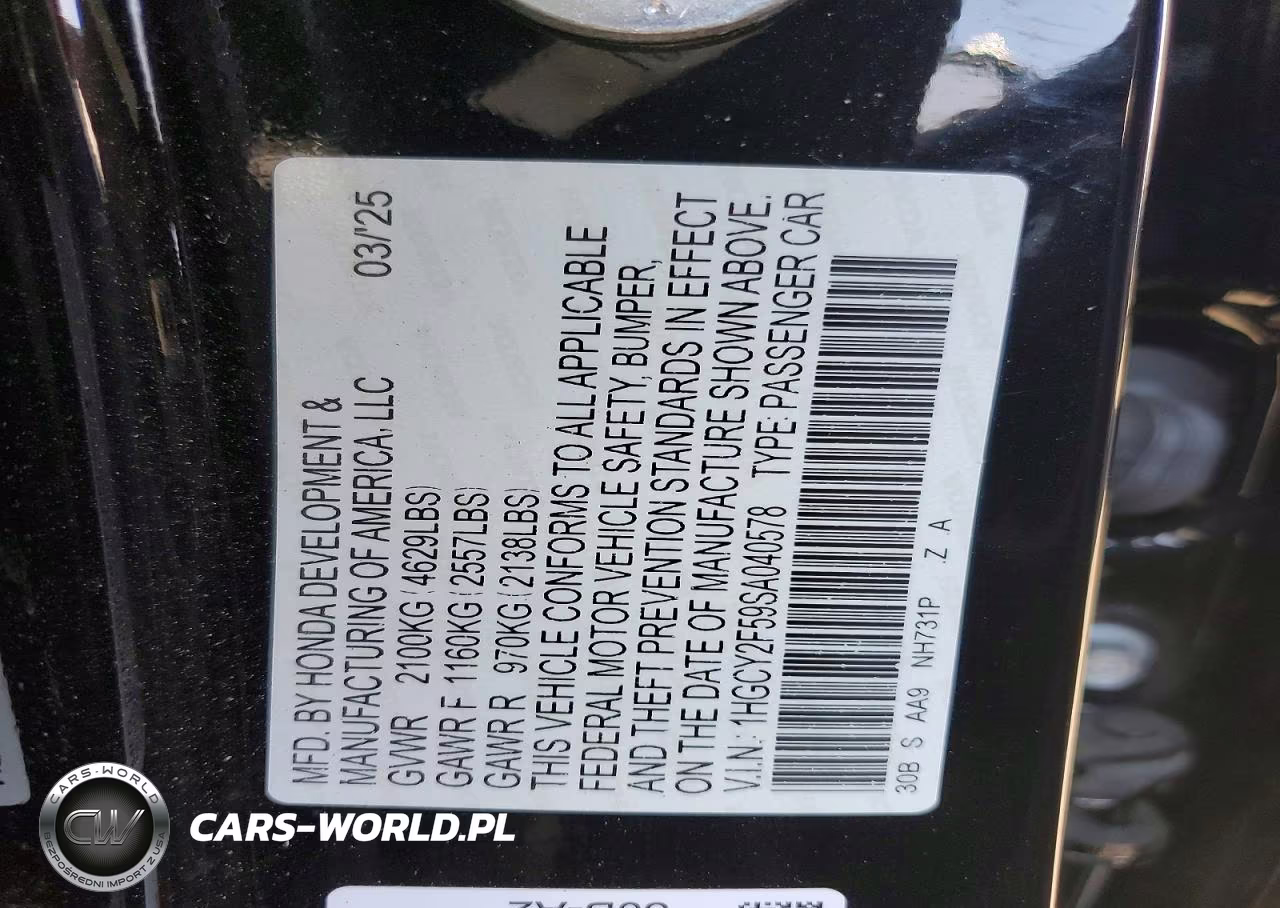 2025 Honda Accord Hybrid Sport VIN:1HGCY2F59SA040578 - 12