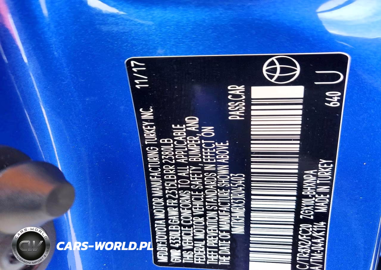 2018 Toyota C-Hr Xle Premium VIN:NMTKHMBX3JR045403 - 12