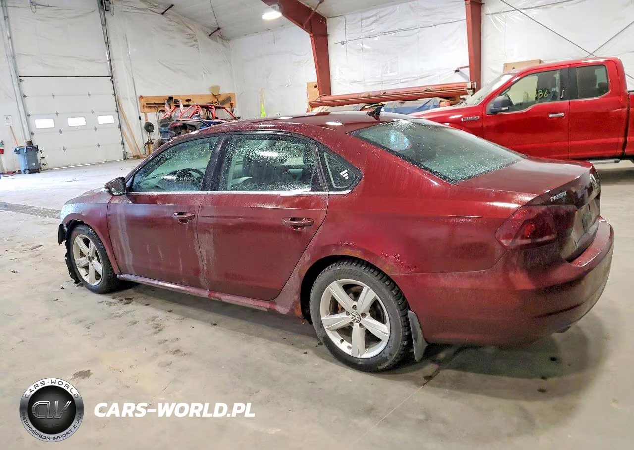2012 Volkswagen Passat VIN:1VWBP7A34CC020192 - 2