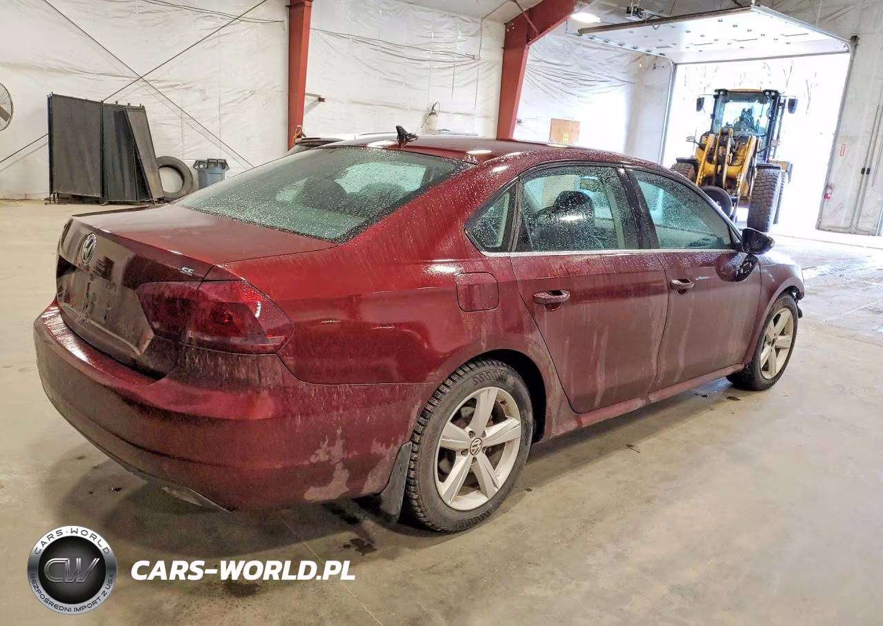 2012 Volkswagen Passat VIN:1VWBP7A34CC020192 - 3