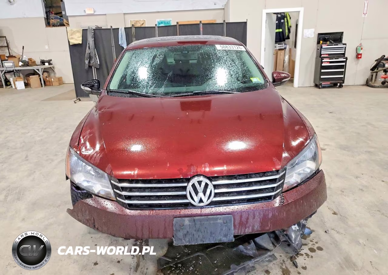 2012 Volkswagen Passat VIN:1VWBP7A34CC020192 - 5
