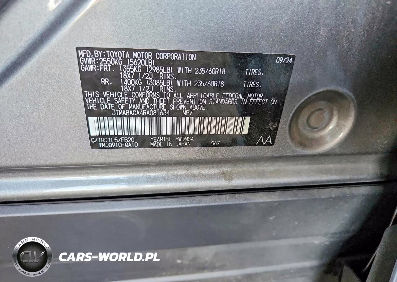 2024 Toyota Bz4X Xle VIN:JTMABACA4RA081634 - 13