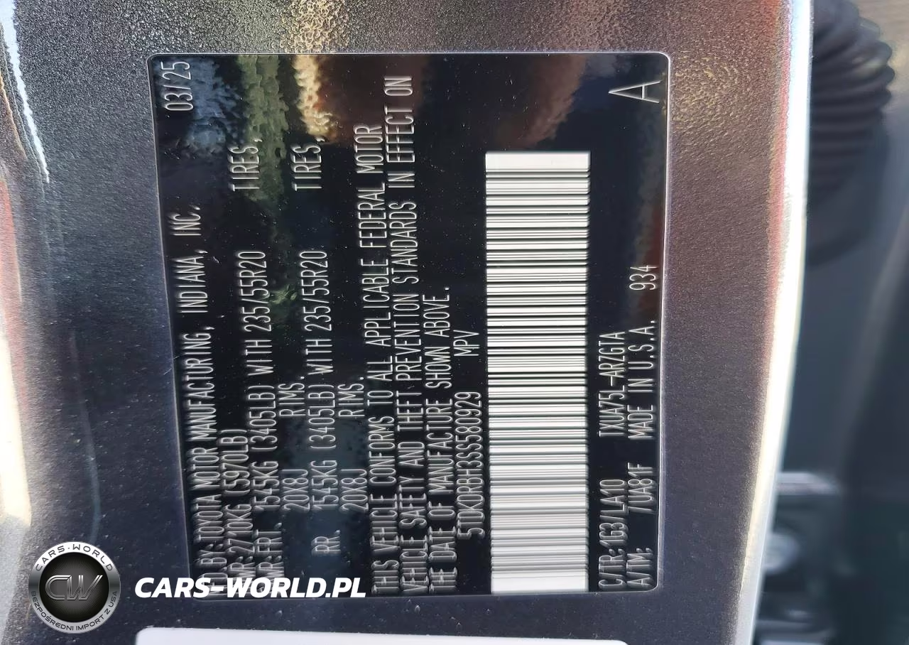 2025 Toyota Highlander Platinum VIN:5TDKDRBH3SS580929 - 13