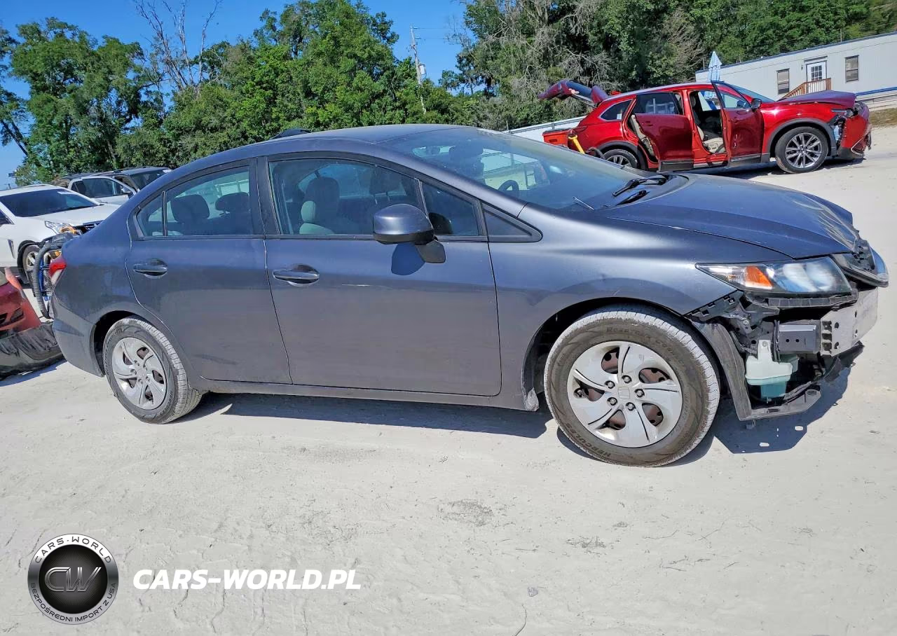 2013 Honda Civic Lx VIN:19XFB2F51DE239475 - 4