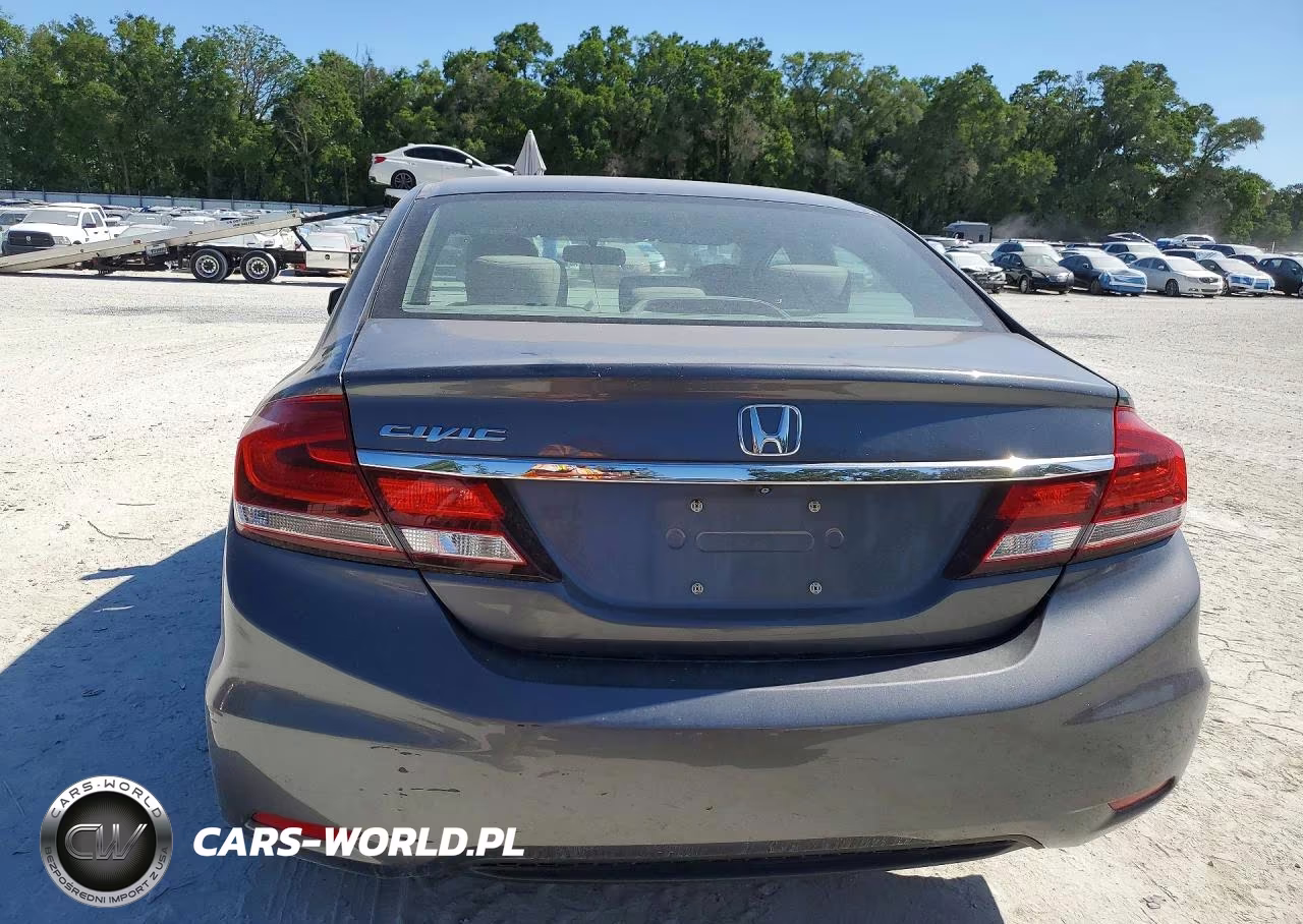 2013 Honda Civic Lx VIN:19XFB2F51DE239475 - 6