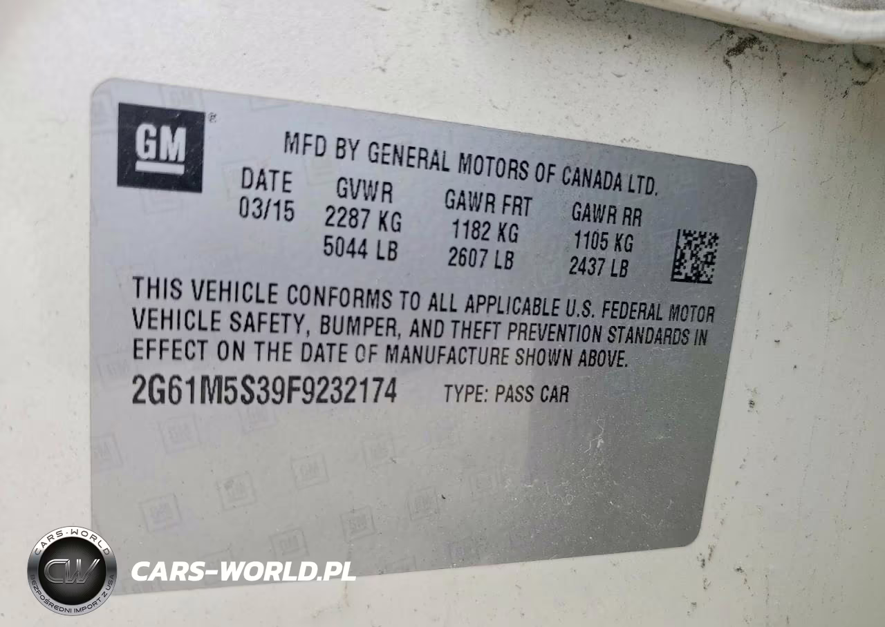 2015 Cadillac Xts Luxury Collection VIN:2G61M5S39F9232174 - 12