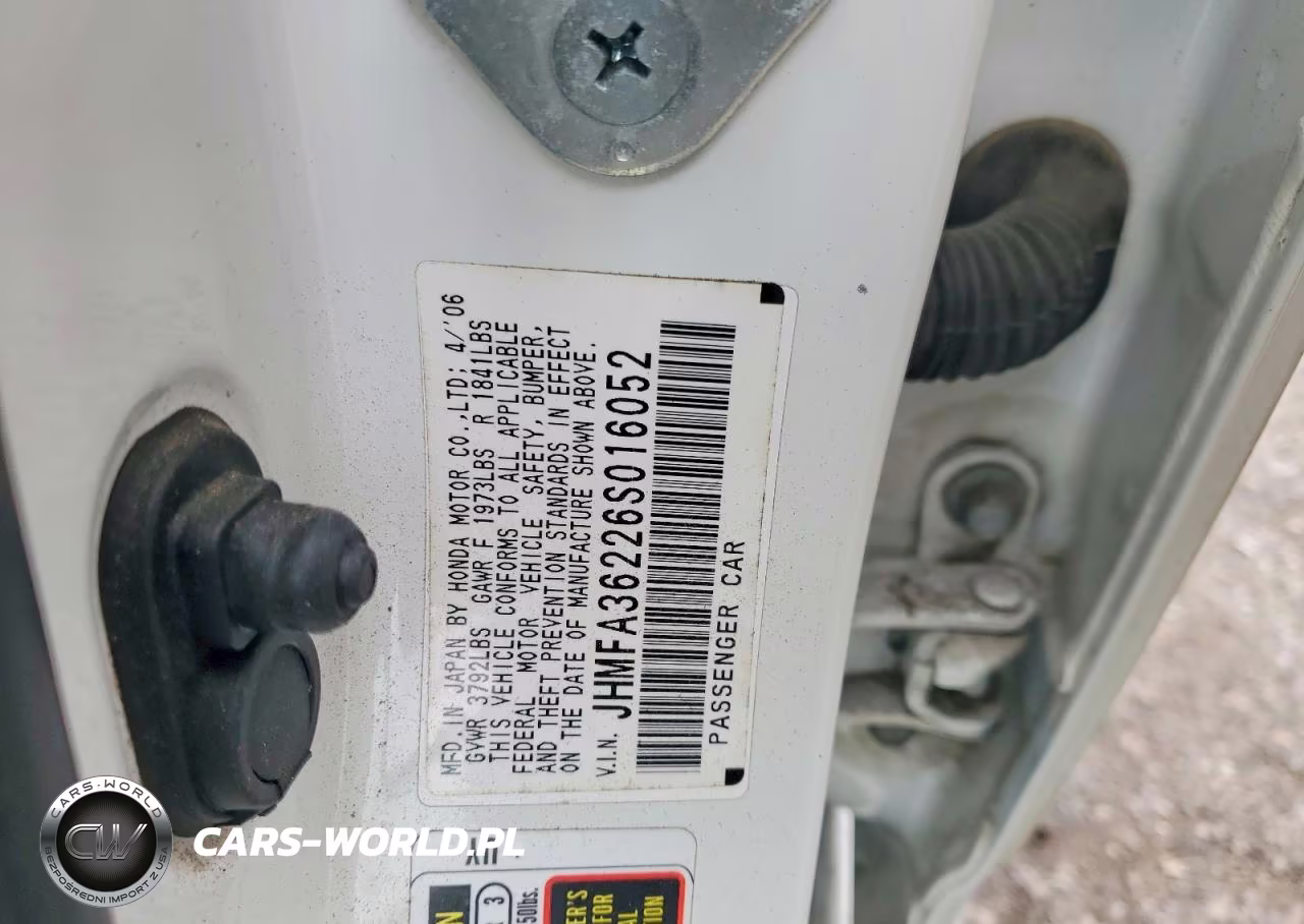 2006 Honda Civic Hybrid VIN:JHMFA36226S016052 - 12