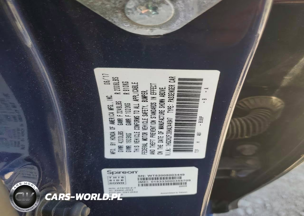 2017 Honda Accord Lx VIN:1HGCR2F39HA244947 - 12