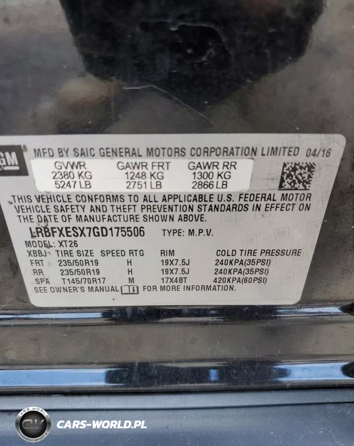 2016 Buick Envision Premium VIN:LRBFXESX7GD175506 - 13