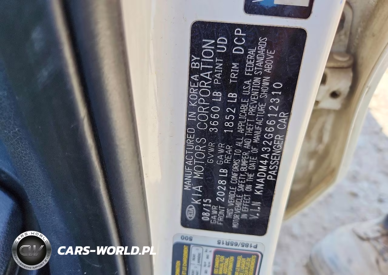 2016 Kia Rio Lx VIN:KNADM4A32G6612310 - 12