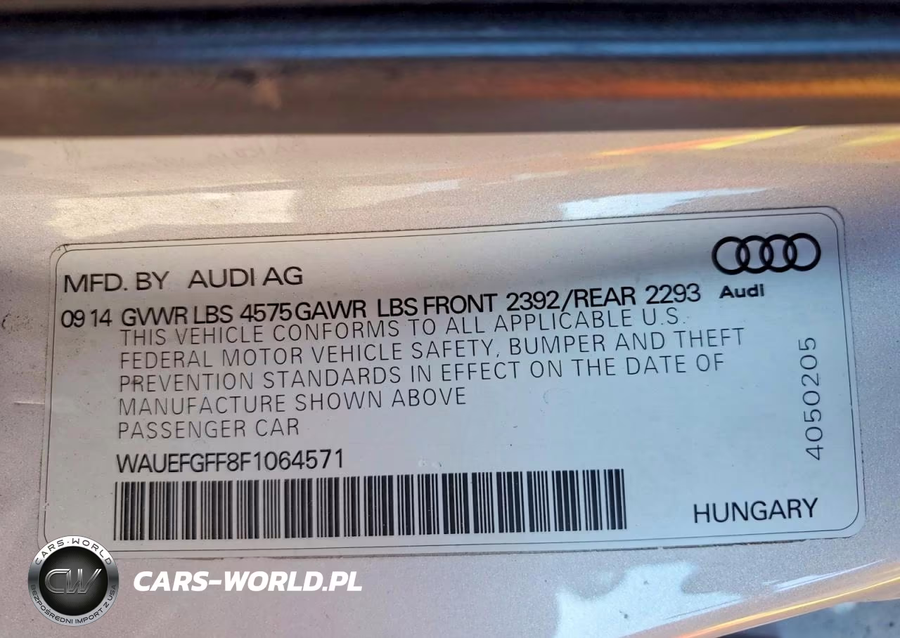 2015 Audi A3 Premium Plus VIN:WAUEFGFF8F1064571 - 12
