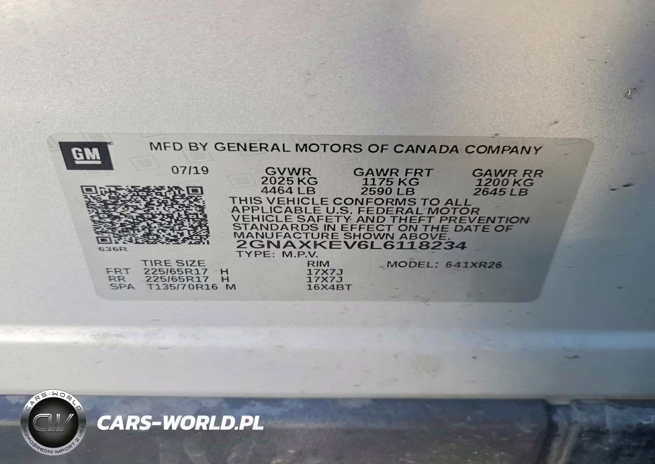 2020 Chevrolet Equinox Lt VIN:2GNAXKEV6L6118234 - 13