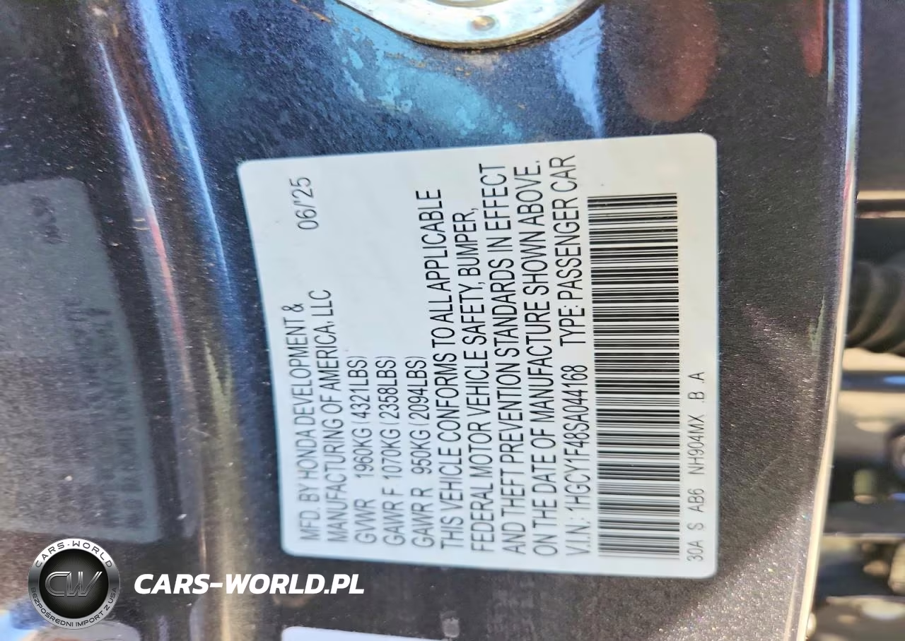 2025 Honda Accord Se VIN:1HGCY1F48SA044168 - 13