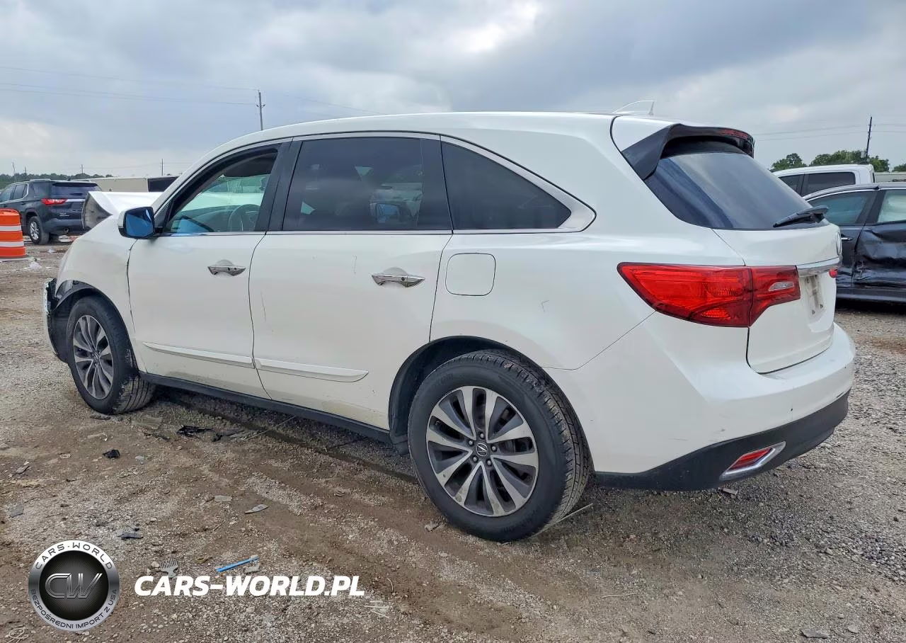 2015 Acura Mdx Technology VIN:5FRYD3H4XFB007675 - 2