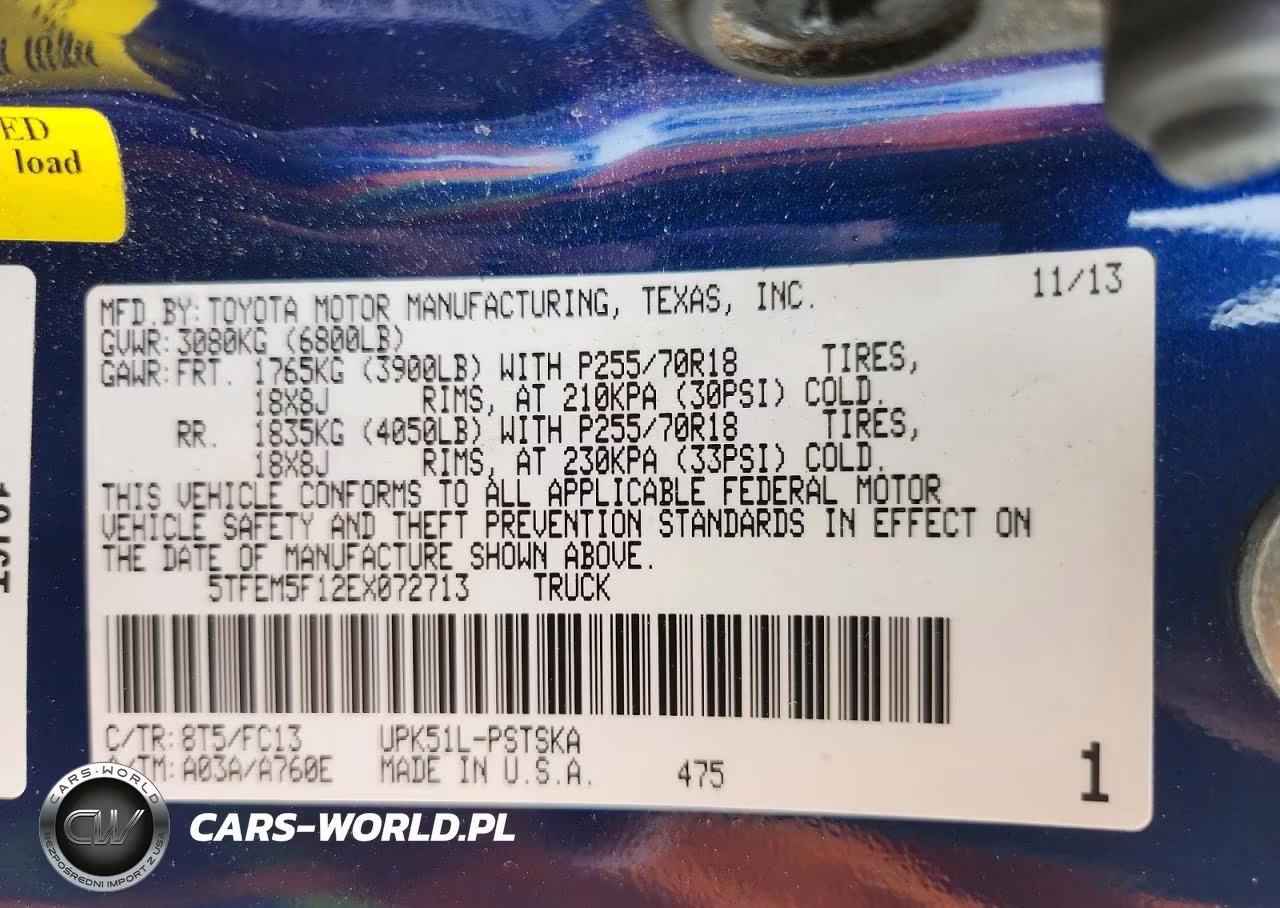 2014 Toyota Tundra Crewmax Sr5 VIN:5TFEM5F12EX072713 - 12