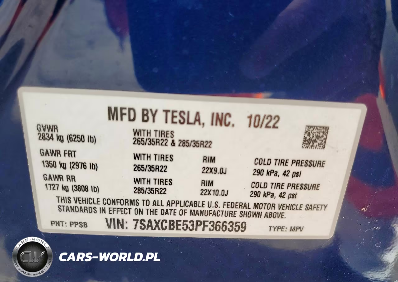 2023 Tesla Model X VIN:7SAXCBE53PF366359 - 14