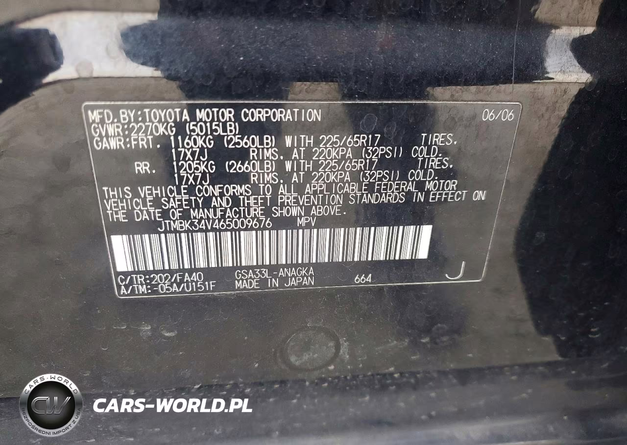 2006 Toyota Rav4 Limited VIN:JTMBK34V465009676 - 13