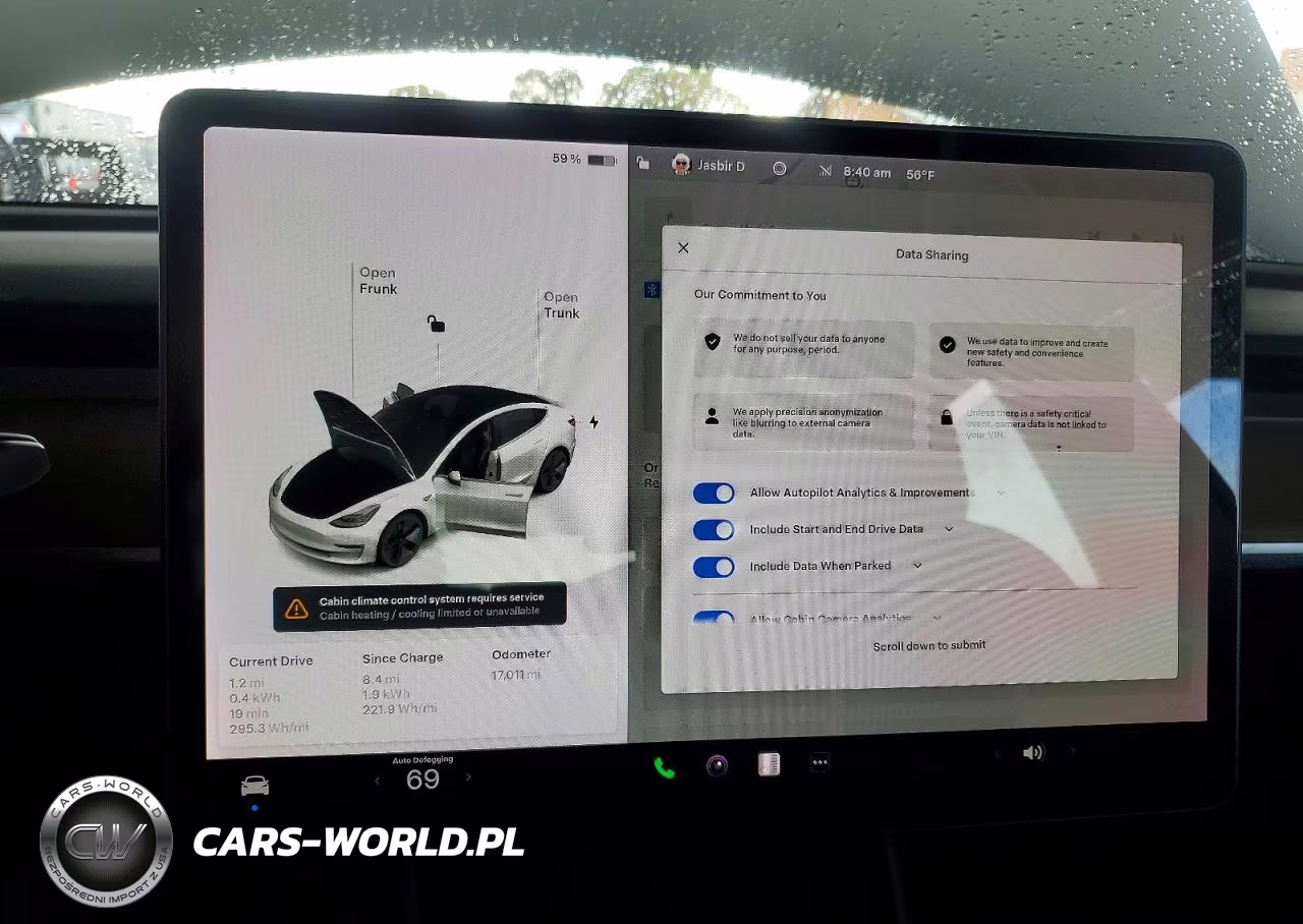2020 Tesla Model 3 VIN:5YJ3E1EB6LF800418 - 9