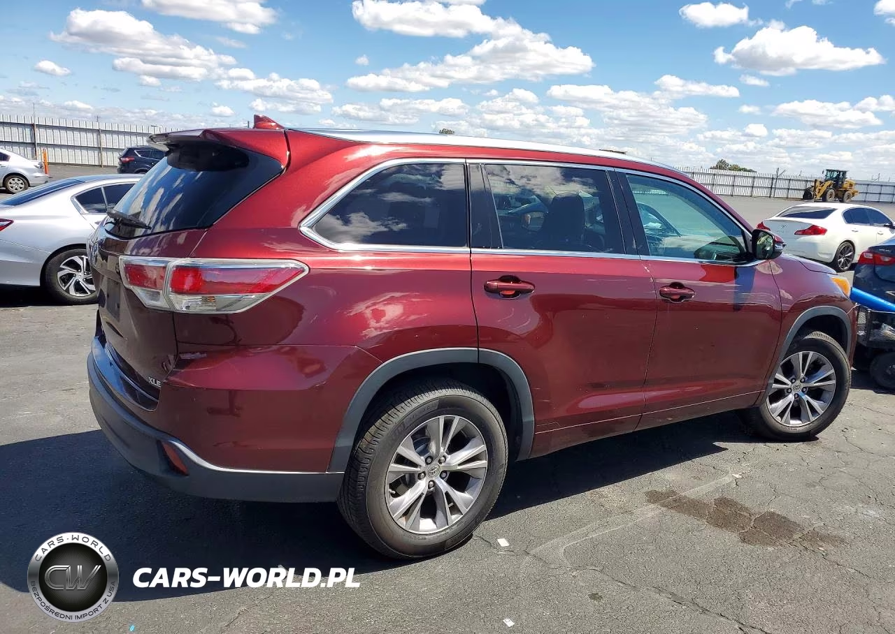 2014 Toyot Highlander VIN:5TDKKRFHXES030051 - 3
