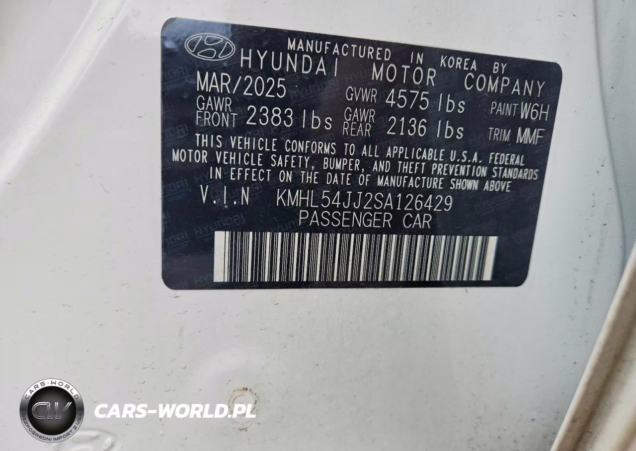 2025 Hyundai Sonata Hybrid Limited VIN:KMHL54JJ2SA126429 - 12